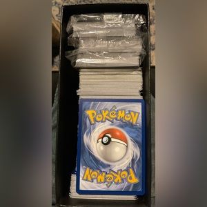 Box of Pokémon cards